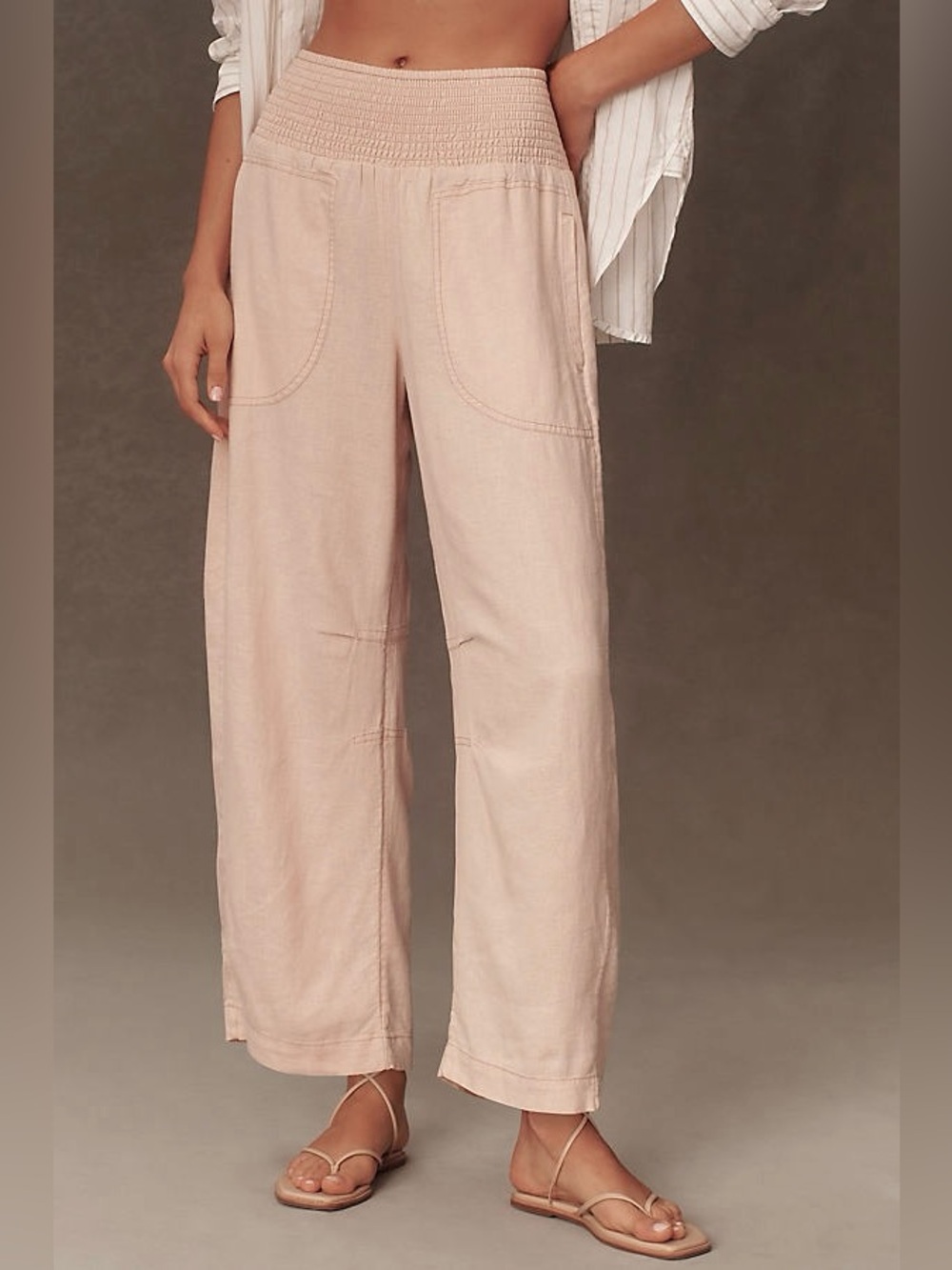 NWT PILCRO Reese Pants Coral Size Large ANTHROPOLOGIE
